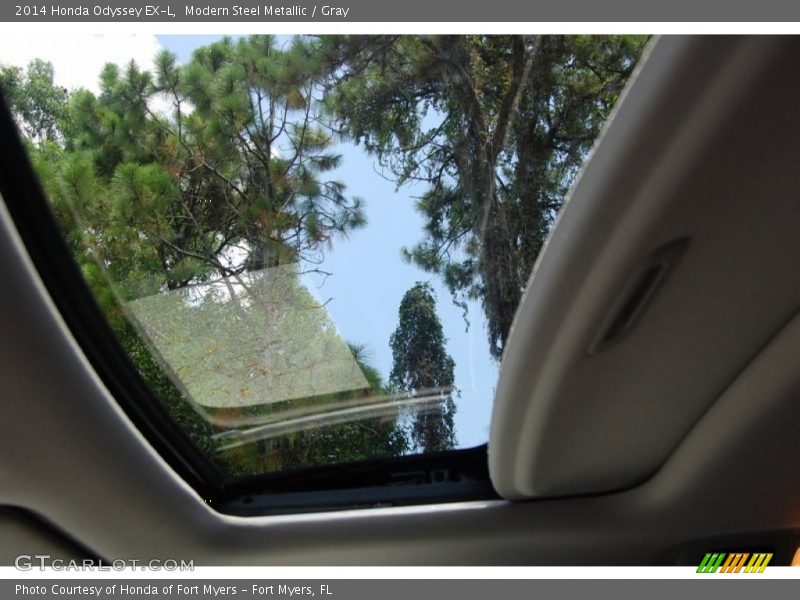 Modern Steel Metallic / Gray 2014 Honda Odyssey EX-L