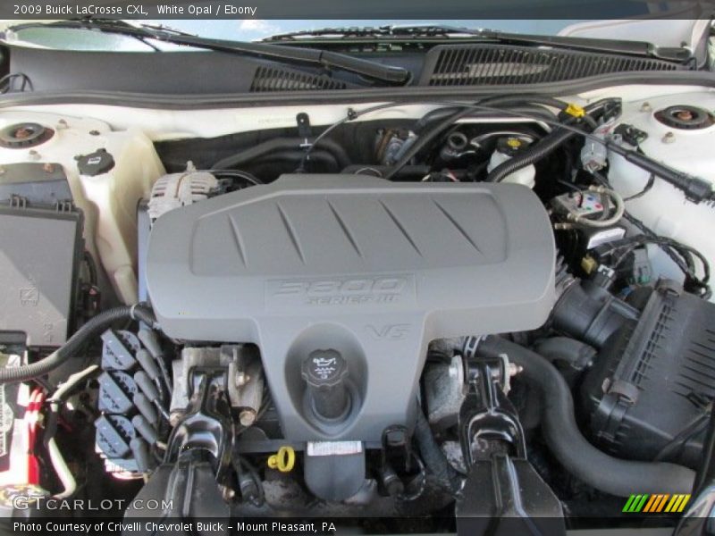 White Opal / Ebony 2009 Buick LaCrosse CXL