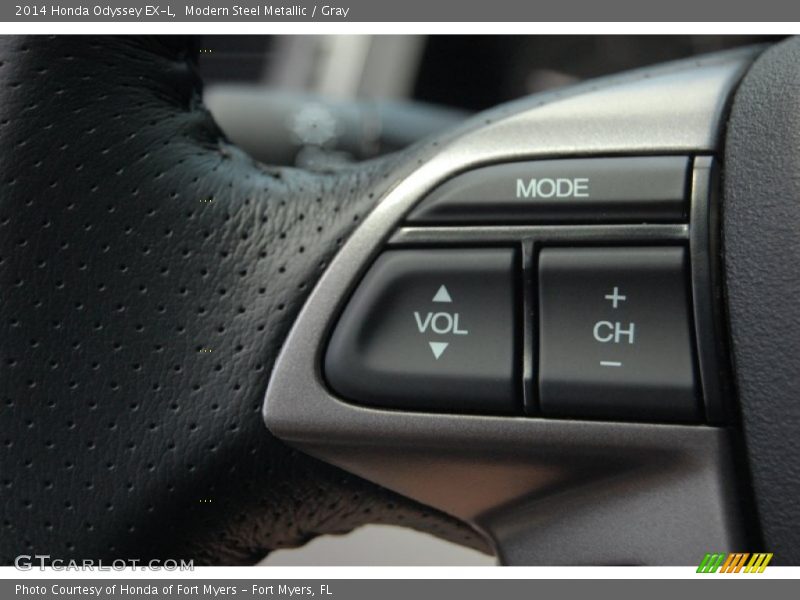 Modern Steel Metallic / Gray 2014 Honda Odyssey EX-L