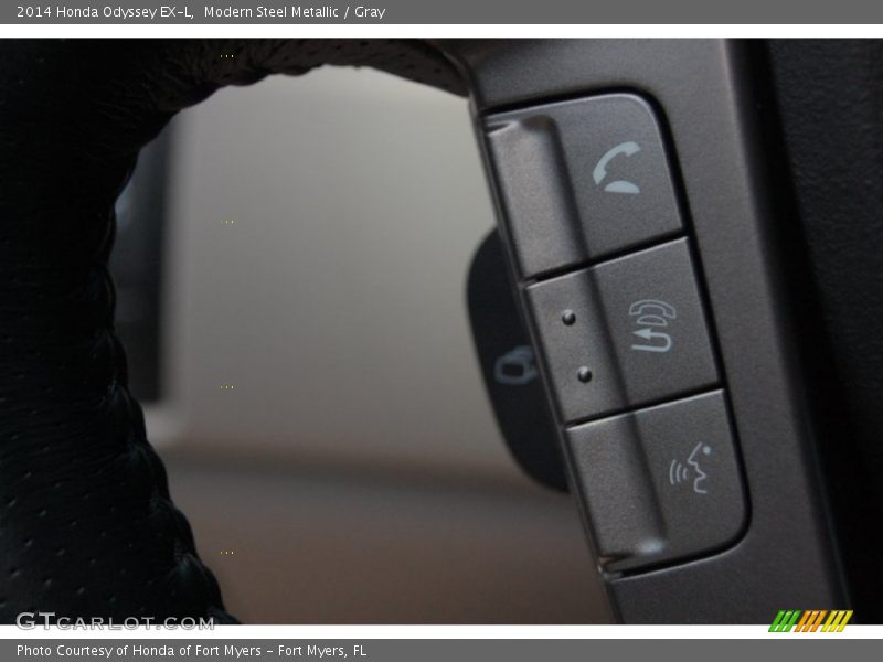 Modern Steel Metallic / Gray 2014 Honda Odyssey EX-L