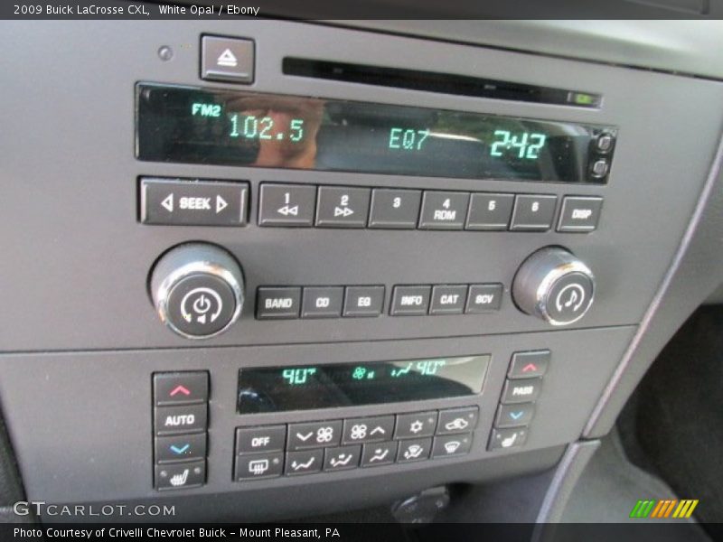 White Opal / Ebony 2009 Buick LaCrosse CXL