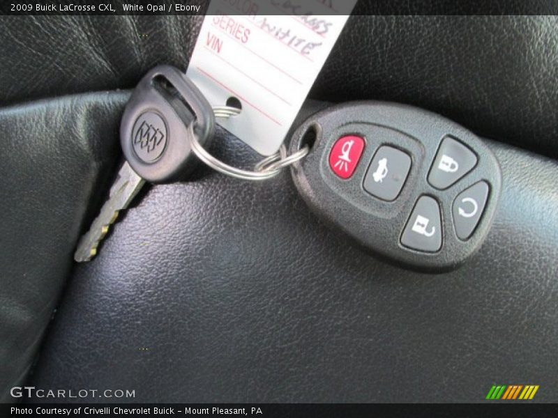 White Opal / Ebony 2009 Buick LaCrosse CXL