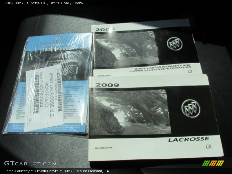 White Opal / Ebony 2009 Buick LaCrosse CXL