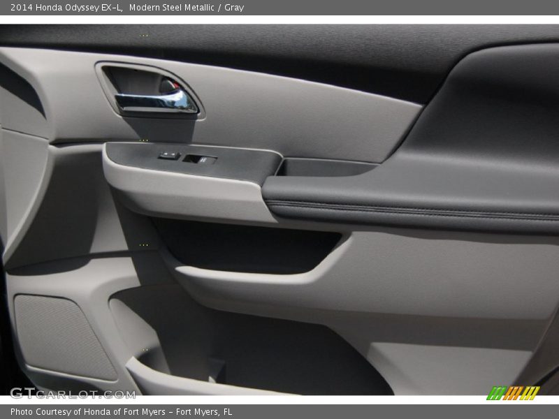 Modern Steel Metallic / Gray 2014 Honda Odyssey EX-L