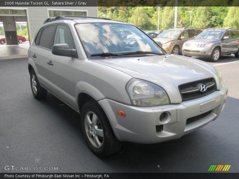 Sahara Silver / Gray 2006 Hyundai Tucson GL