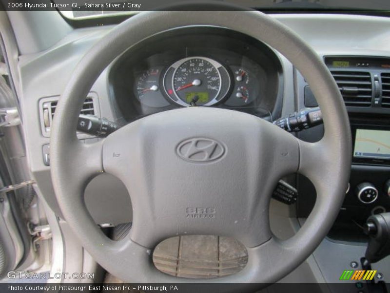 Sahara Silver / Gray 2006 Hyundai Tucson GL