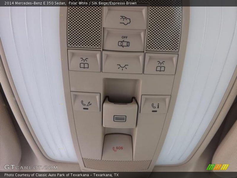 Polar White / Silk Beige/Espresso Brown 2014 Mercedes-Benz E 350 Sedan