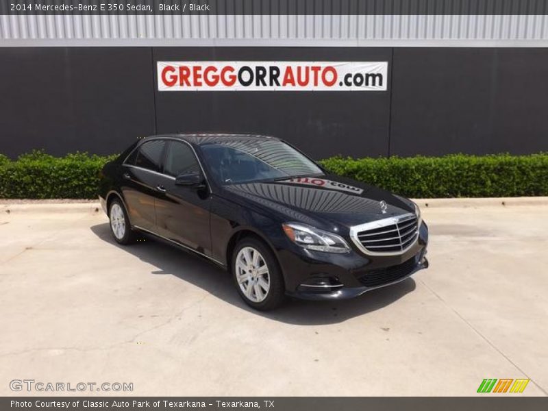 Black / Black 2014 Mercedes-Benz E 350 Sedan