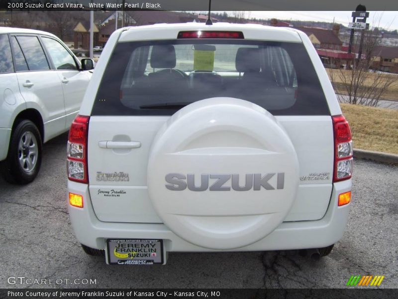 White Water Pearl / Black 2008 Suzuki Grand Vitara