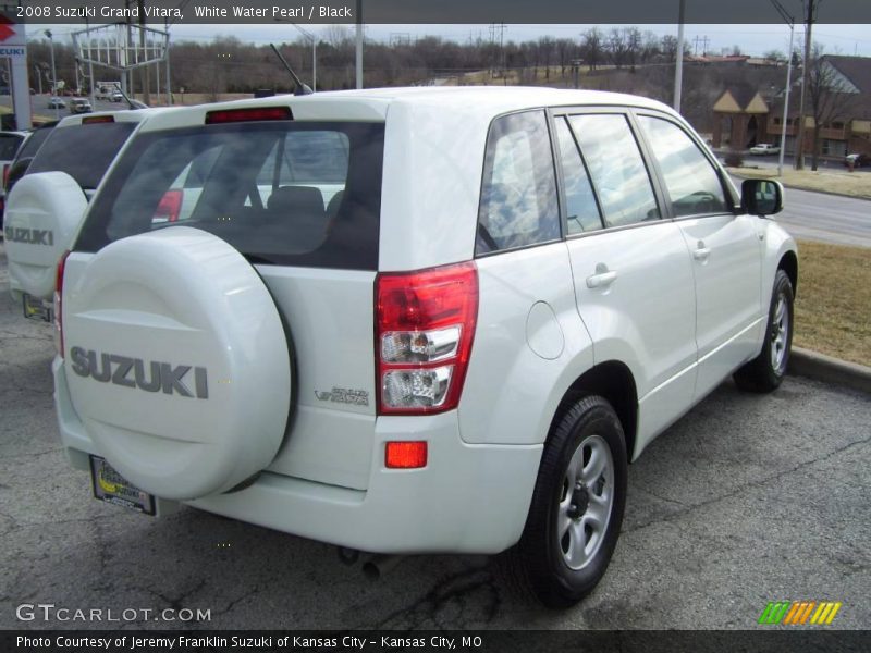 White Water Pearl / Black 2008 Suzuki Grand Vitara