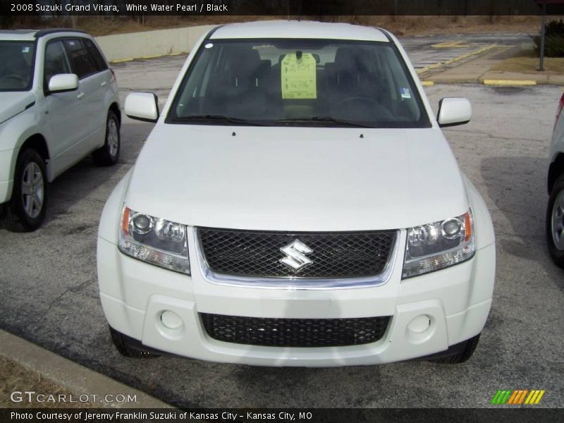 White Water Pearl / Black 2008 Suzuki Grand Vitara