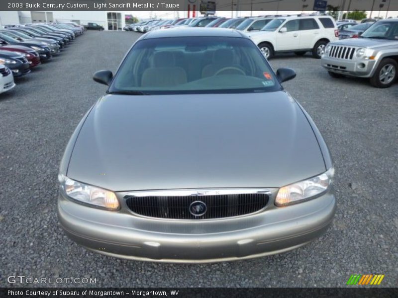 Light Sandrift Metallic / Taupe 2003 Buick Century Custom