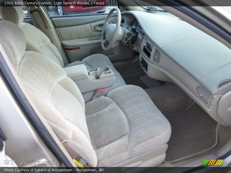 Light Sandrift Metallic / Taupe 2003 Buick Century Custom