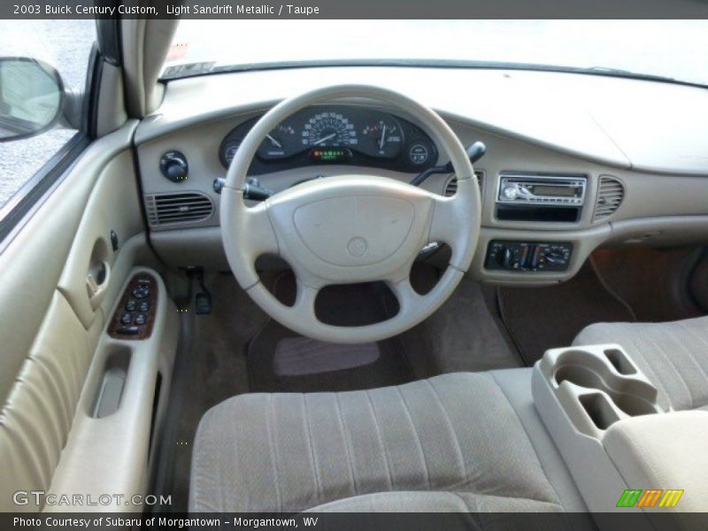Light Sandrift Metallic / Taupe 2003 Buick Century Custom
