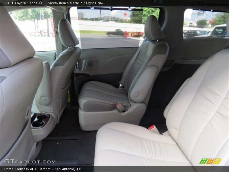 Sandy Beach Metallic / Light Gray 2011 Toyota Sienna XLE