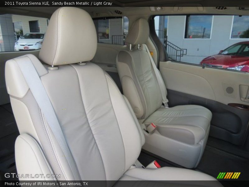Sandy Beach Metallic / Light Gray 2011 Toyota Sienna XLE