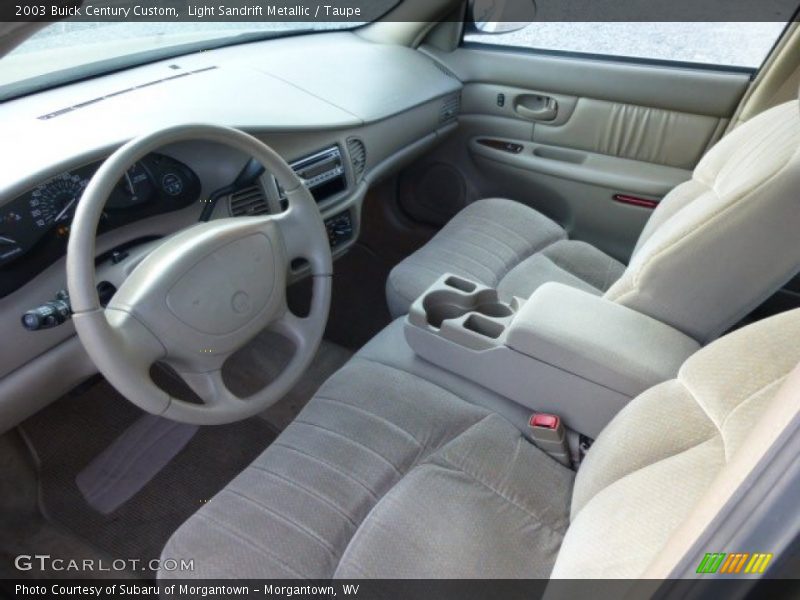 Light Sandrift Metallic / Taupe 2003 Buick Century Custom