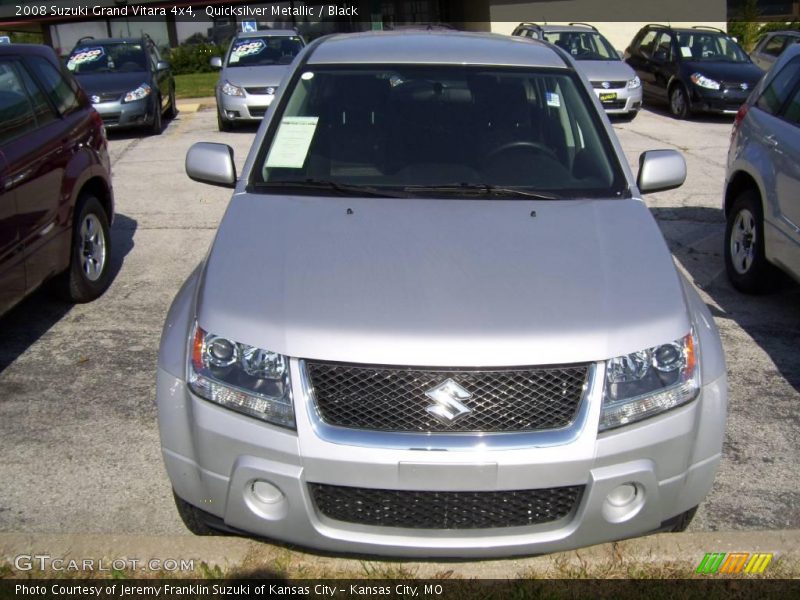 Quicksilver Metallic / Black 2008 Suzuki Grand Vitara 4x4