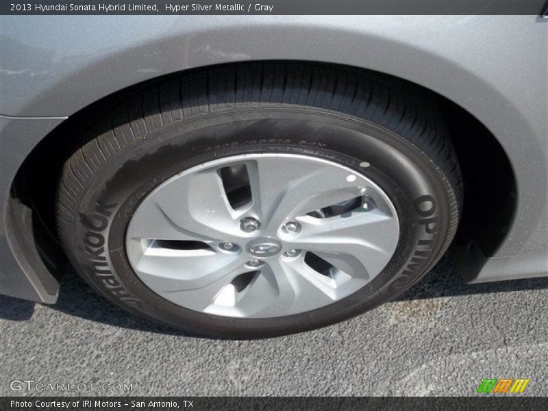 Hyper Silver Metallic / Gray 2013 Hyundai Sonata Hybrid Limited