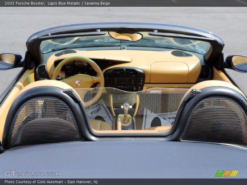 Lapis Blue Metallic / Savanna Beige 2003 Porsche Boxster