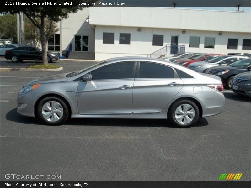 Hyper Silver Metallic / Gray 2013 Hyundai Sonata Hybrid Limited