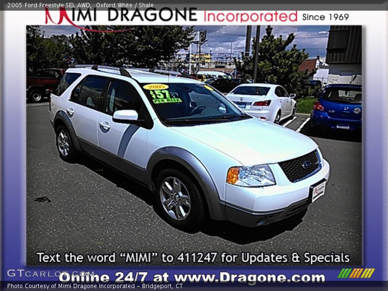 Oxford White / Shale 2005 Ford Freestyle SEL AWD