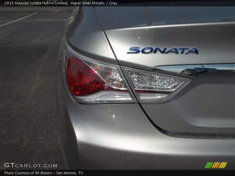 Hyper Silver Metallic / Gray 2013 Hyundai Sonata Hybrid Limited