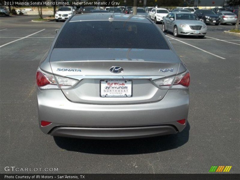 Hyper Silver Metallic / Gray 2013 Hyundai Sonata Hybrid Limited