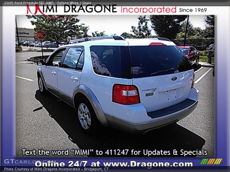 Oxford White / Shale 2005 Ford Freestyle SEL AWD