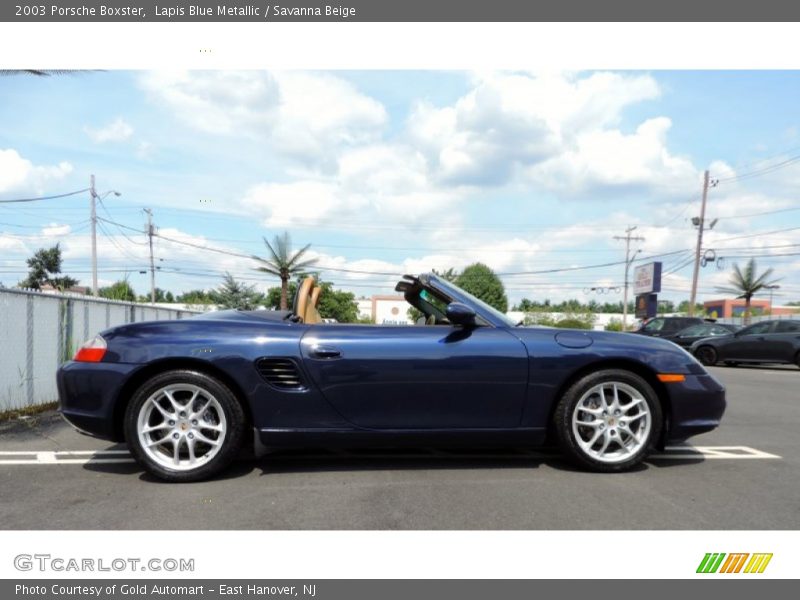 Lapis Blue Metallic / Savanna Beige 2003 Porsche Boxster