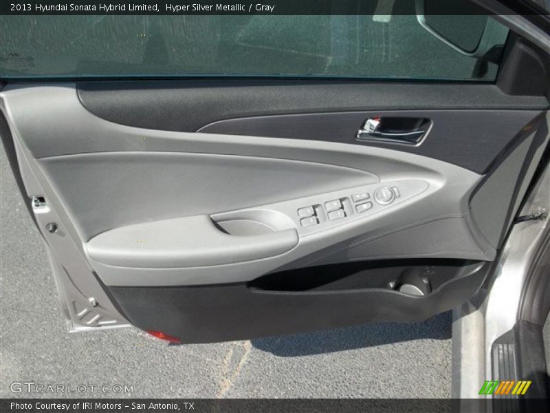 Hyper Silver Metallic / Gray 2013 Hyundai Sonata Hybrid Limited