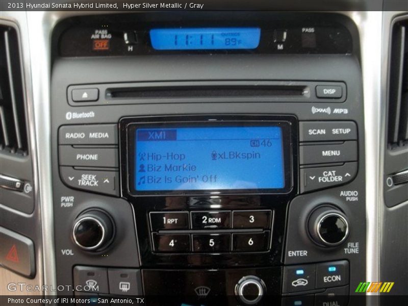 Hyper Silver Metallic / Gray 2013 Hyundai Sonata Hybrid Limited