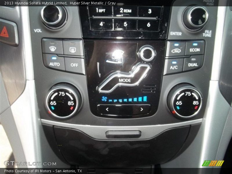 Hyper Silver Metallic / Gray 2013 Hyundai Sonata Hybrid Limited