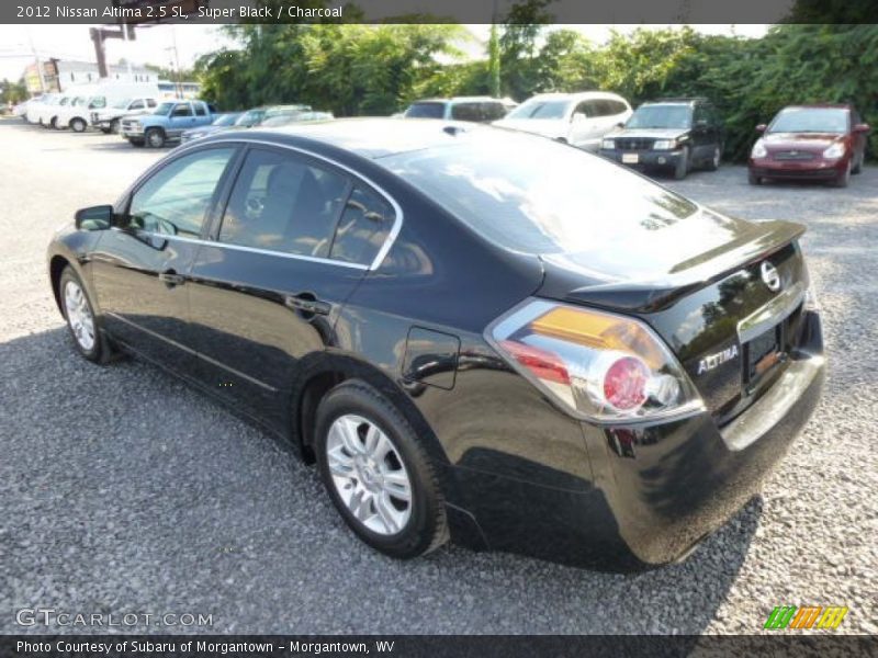 Super Black / Charcoal 2012 Nissan Altima 2.5 SL