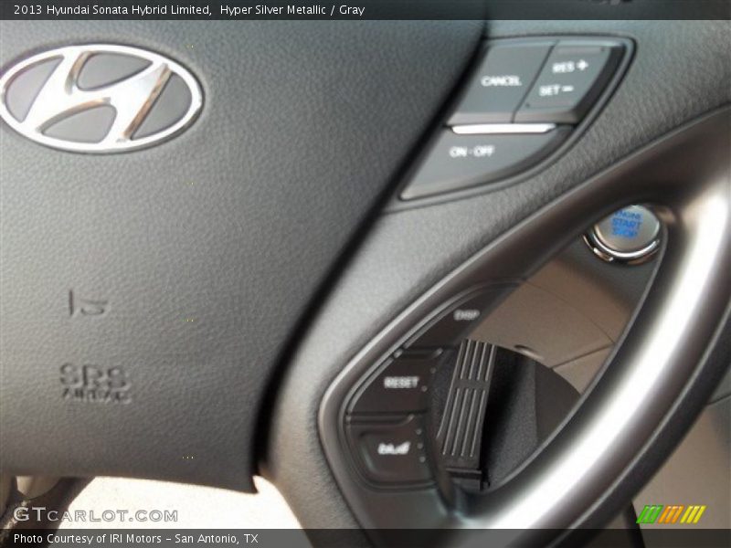 Hyper Silver Metallic / Gray 2013 Hyundai Sonata Hybrid Limited