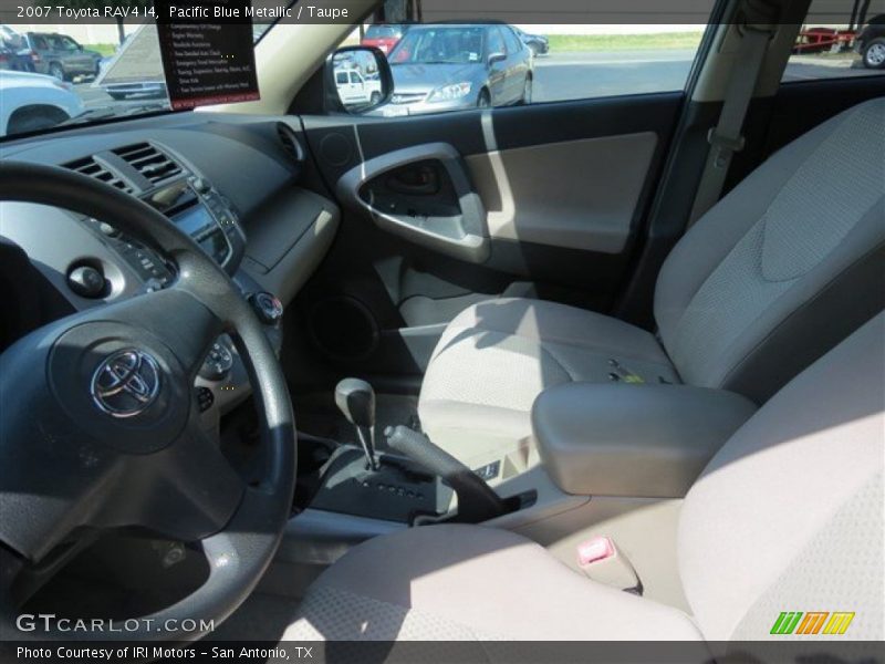 Pacific Blue Metallic / Taupe 2007 Toyota RAV4 I4
