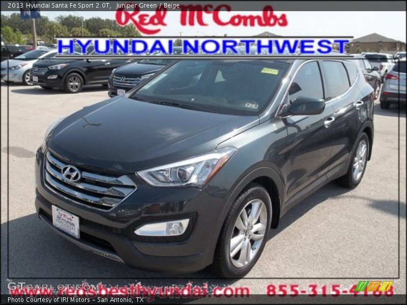 Juniper Green / Beige 2013 Hyundai Santa Fe Sport 2.0T