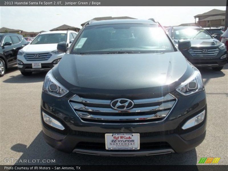 Juniper Green / Beige 2013 Hyundai Santa Fe Sport 2.0T