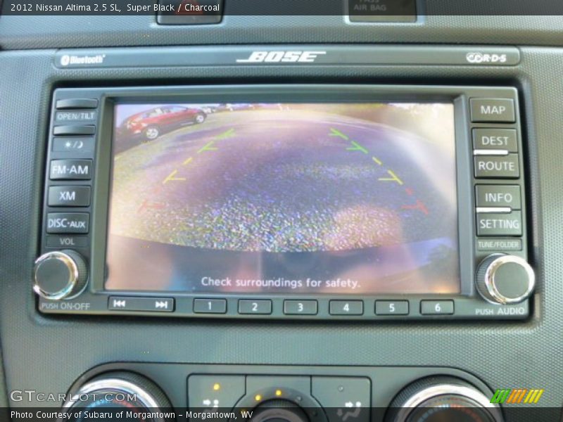Super Black / Charcoal 2012 Nissan Altima 2.5 SL