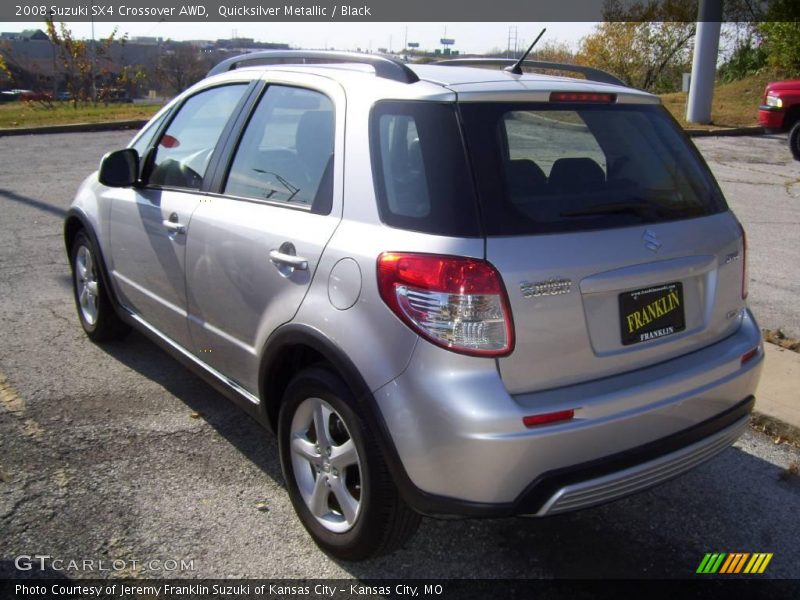 Quicksilver Metallic / Black 2008 Suzuki SX4 Crossover AWD