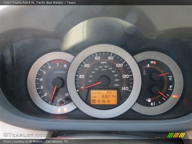 Pacific Blue Metallic / Taupe 2007 Toyota RAV4 I4