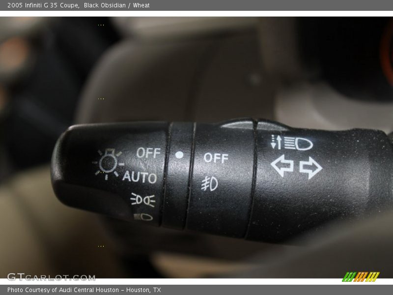 Black Obsidian / Wheat 2005 Infiniti G 35 Coupe