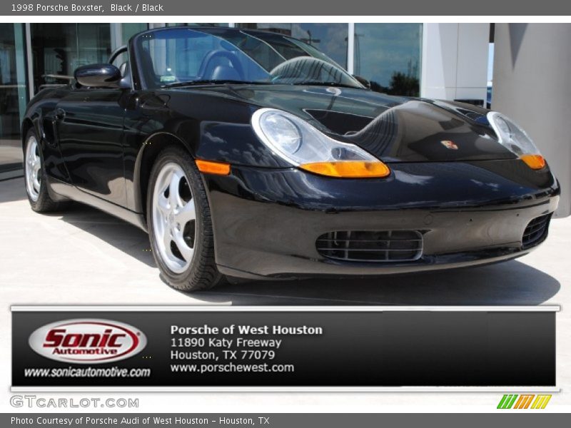 Black / Black 1998 Porsche Boxster
