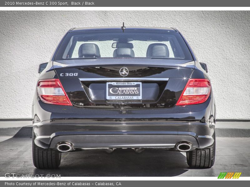 Black / Black 2010 Mercedes-Benz C 300 Sport