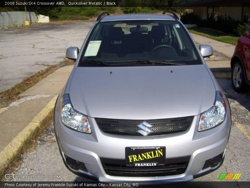 Quicksilver Metallic / Black 2008 Suzuki SX4 Crossover AWD