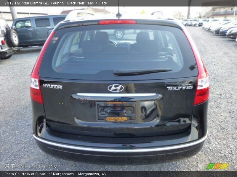 Black Noir Pearl / Black 2012 Hyundai Elantra GLS Touring