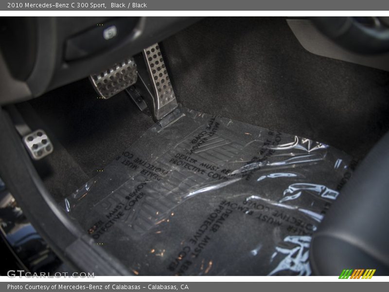 Black / Black 2010 Mercedes-Benz C 300 Sport