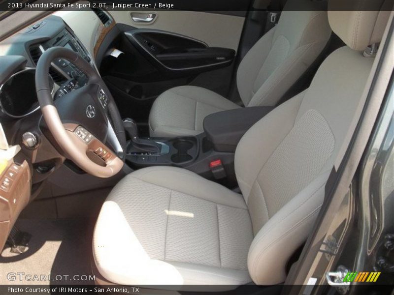 Juniper Green / Beige 2013 Hyundai Santa Fe Sport 2.0T