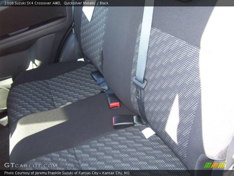 Quicksilver Metallic / Black 2008 Suzuki SX4 Crossover AWD