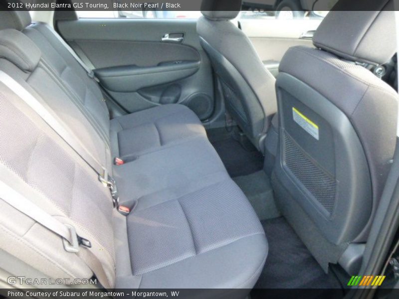 Black Noir Pearl / Black 2012 Hyundai Elantra GLS Touring